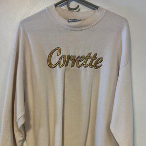 Corvette Sweatshirt Embroidered Lee Heavyweight Fleece